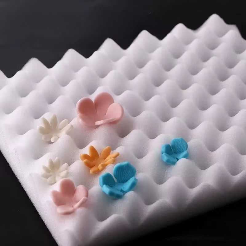 

2-piece Wave Sponge Mats For Clay Crafts & Fondant Modeling - Diy Cake Decorating Shaping Pads