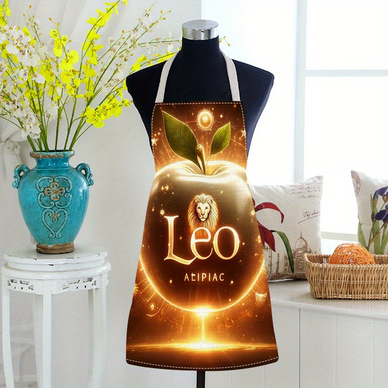 

Leo Aries Astrology Apron: Celebrate Your Zodiac Sign With Style - 68cm/26.77in X 55cm/21.65in