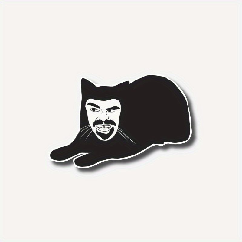 

Vinyl Sticker Decal - What We Do In The Shadows, Vladislav As A Cat, Outdoor Rated For Windows & Bumpers, Car Exterior Accessory