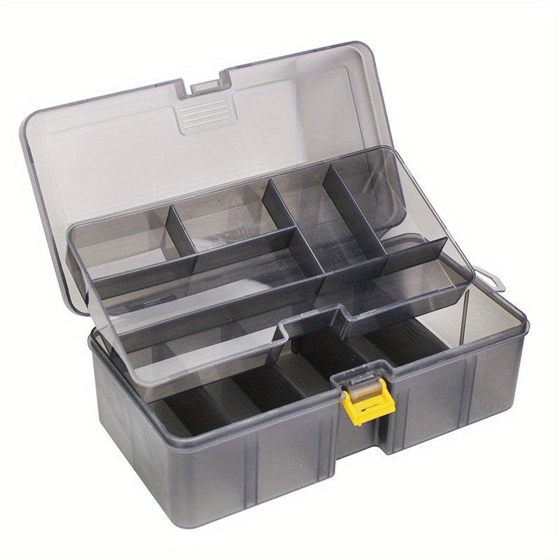 

Double-layer Lure Box, Made Of Pp, Plastic Storage Box For Storing Fishing Baits, Fishing Gear Box