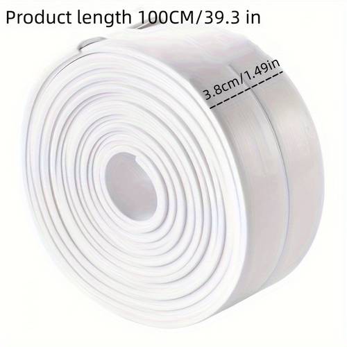 1pc of white waterproof tape a sealing strip for kitchen waterproof strip sticker for in bathroom toilet wall corners
