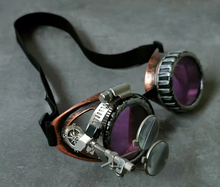 steampunk retro glasses vintage clothing accessory for unique gifts details 5