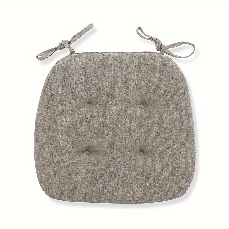 1pc anti slip solid color chair cushion universal dining chair pad for home comfortable seat cushion