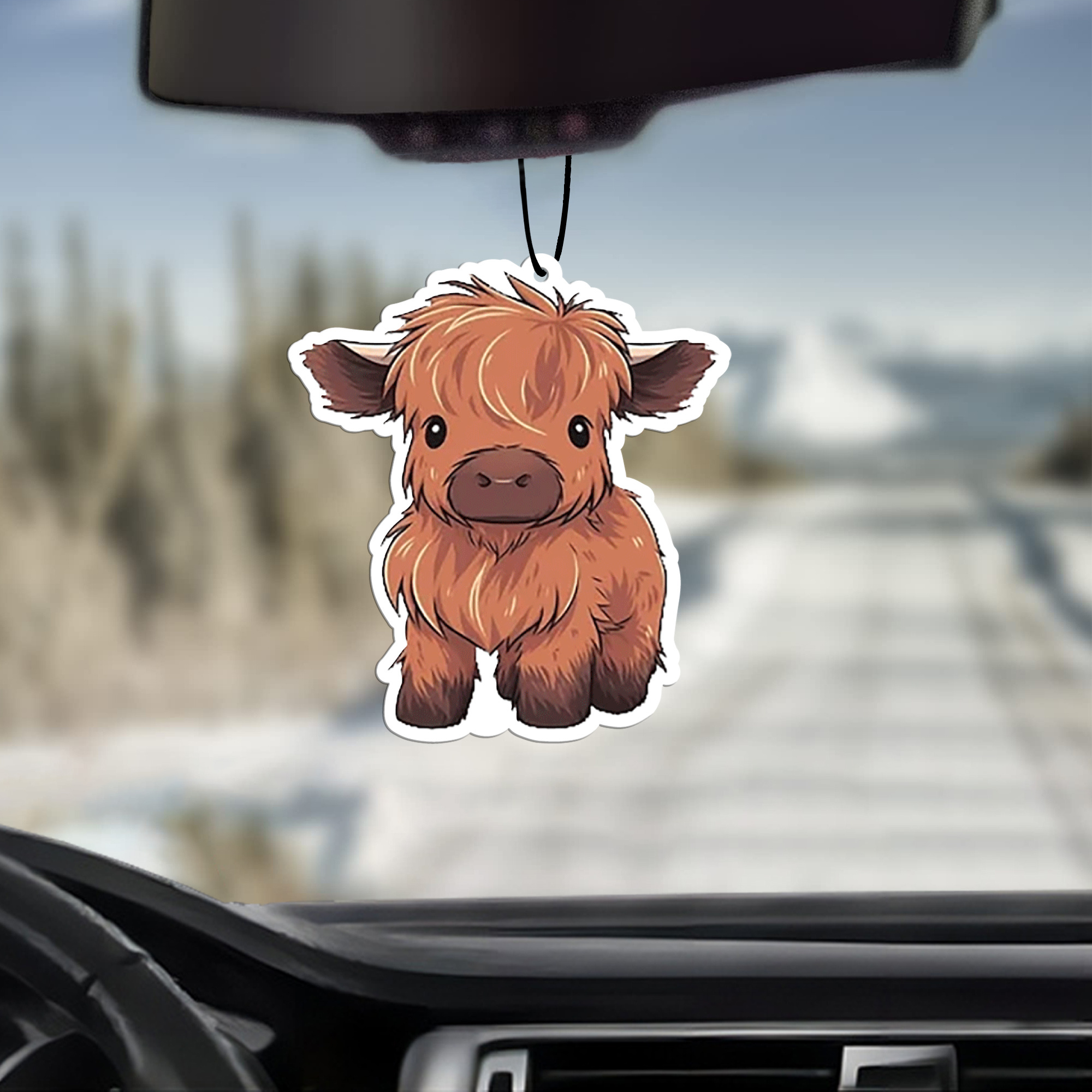 

Cow Car Air Freshener - Tablet For & , Decor Pendant, Auto