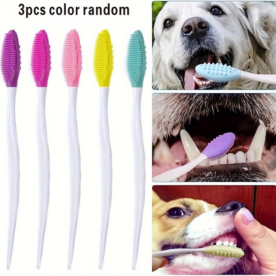 3pcs Color Random, Double-sided, Brush, Nose Brush