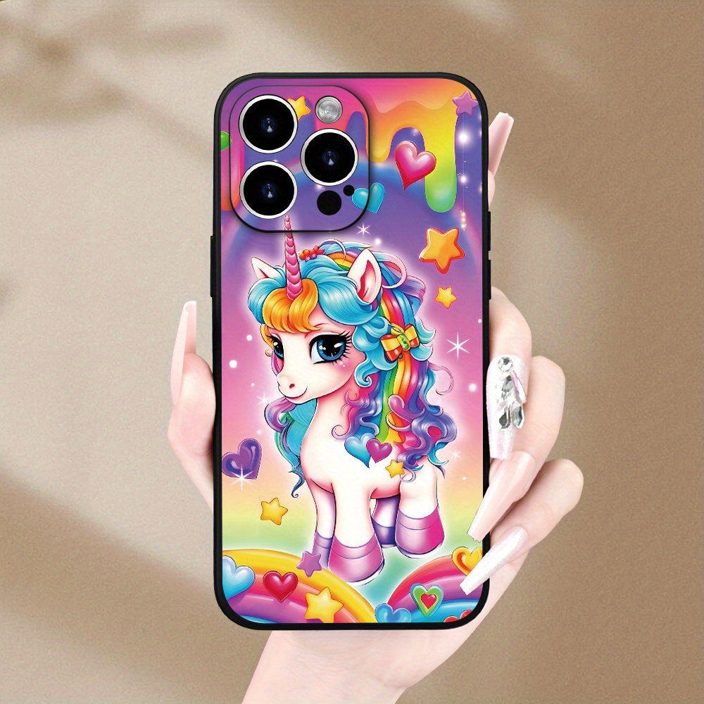 

Rainbow Unicorn Print Tpu Case For 15, 14, 13, 12, 11, Xs, Xr, X, 7, 8 Plus Pro Max Mini - Durable Protective Phone Cover