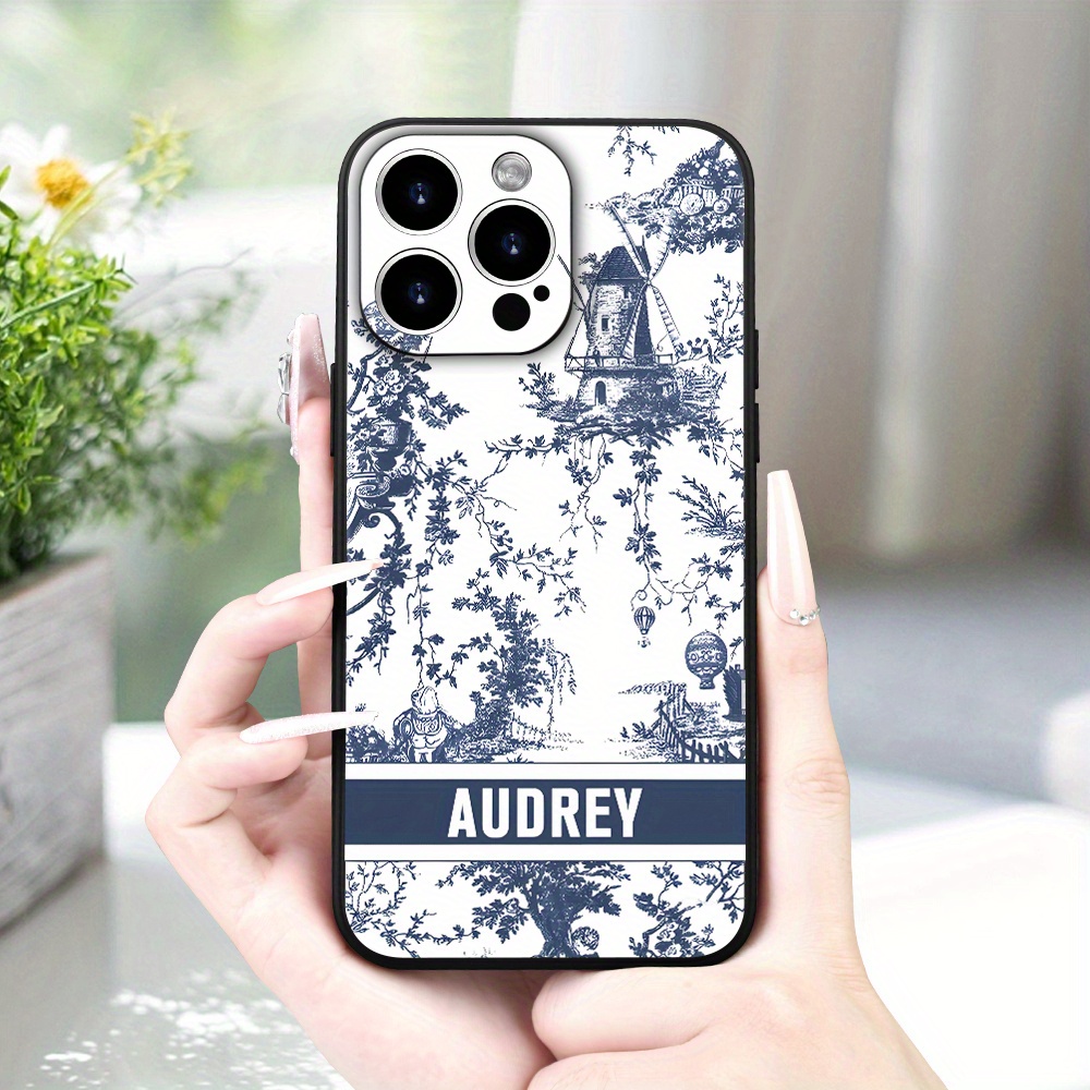 

Pattern Matte Phone Case For Iphone 15/14/13/12/11/xs/xr/x/7/8/plus/pro/max/mini, Vintage Design, Elegant Soft-touch Cover