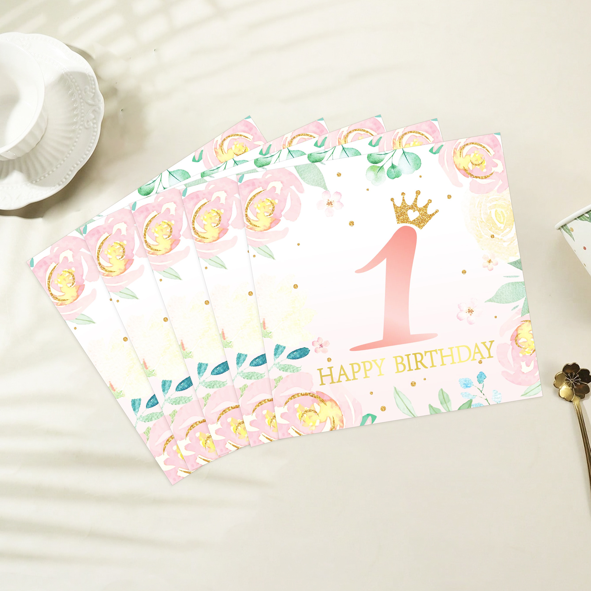 24pcs Of Napkins For A 's First Birthday Party