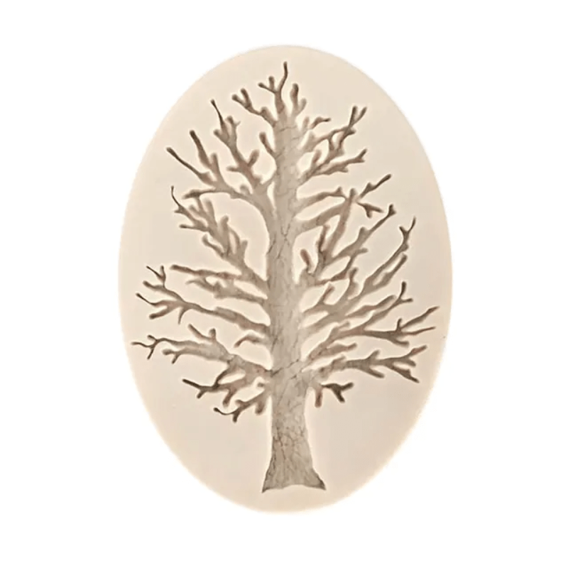 1pc Of Silicone Tree Mold For Cake Decoration, Suitable For Fondant, Chocolate, And Wedding Embellishments