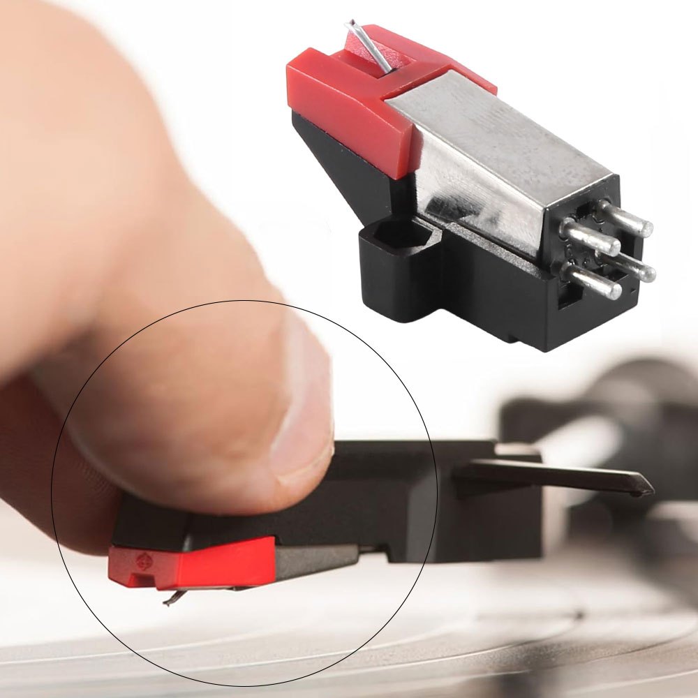 

Magnetic Turntable Cartridge With Ruby Stylus And Piezoelectric Pickup For Record Player And Replacement