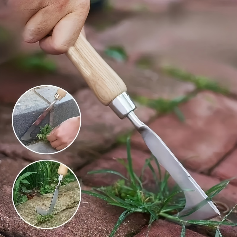 

1pc, Mowing Scythe Road Crack Weeder Crack Weeder Tool Manual Weeder Uprooting Tool Garden Rake Root Removal