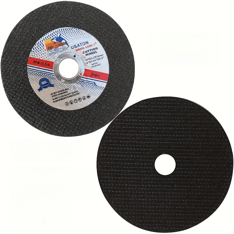 

10pcs Metal Cutting Discs, Double Mesh Resin Grinding Wheels, Stainless Steel Cutting Blade, 1.2mm Thick For Efficiency