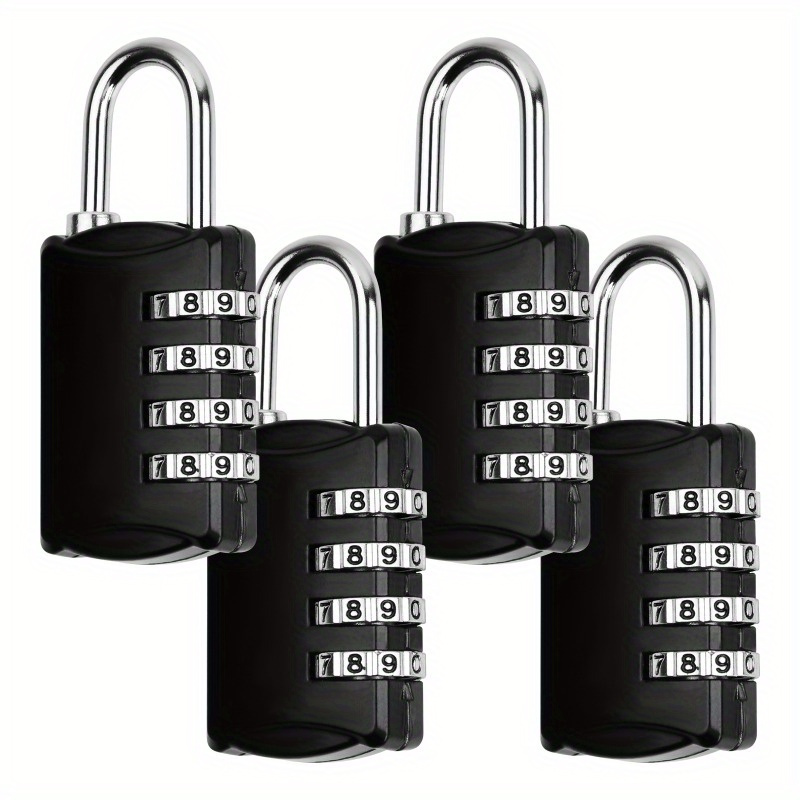 

1pc Padlock With Number Code, 4-digit Combination Lock, Combination Lock, Locker Lock, Weatherproof, Frost-proof Locker Lock For School, Gym & Sports Locker, Fitness Studio