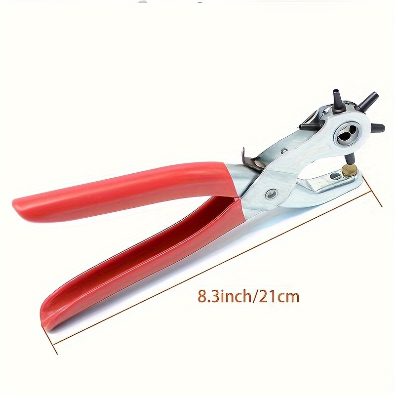 

1pc Leather Belt Hole Punch Pliers - Durable Steel Eyelet Puncher For Sewing Machines, Watchbands & Straps