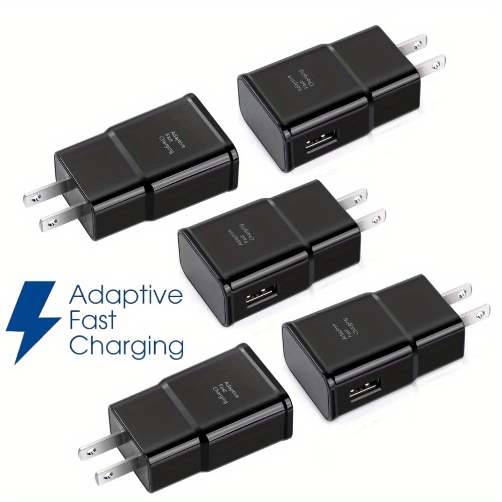 

5x Usb Wall Charger Fast Adapter Block Charging Cube Brick For Samsung Android