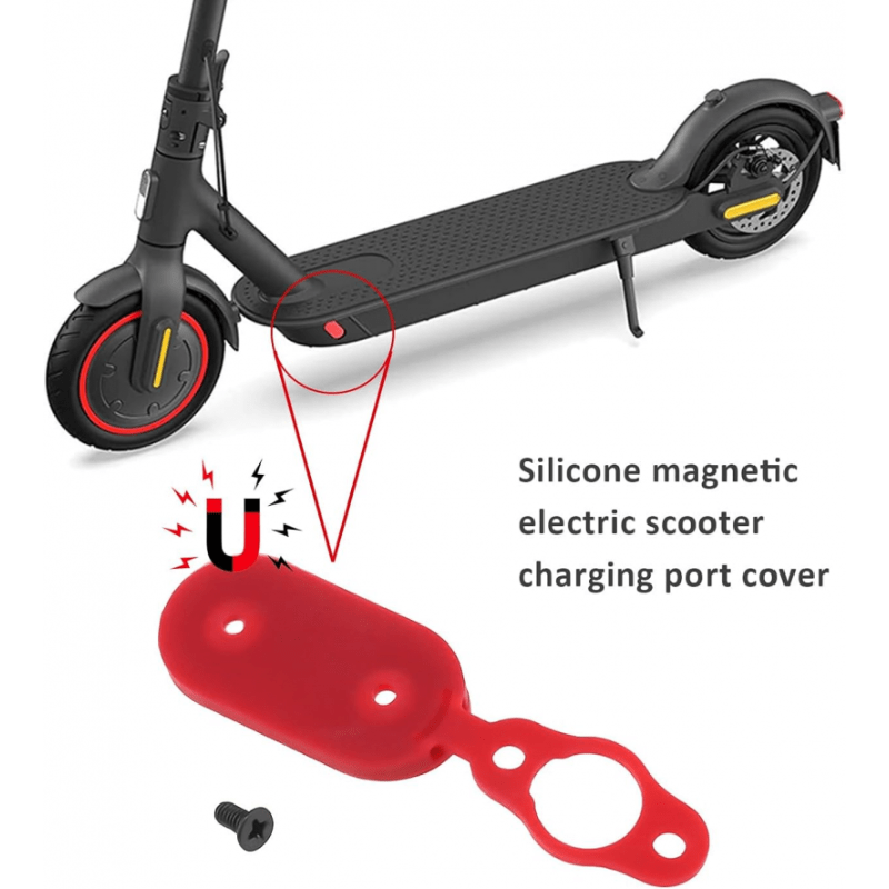 Port De Charge étanche En Silicone Pour Scooter électrique – Housse Anti-poussière, Protection Pluie, 6x5x4 Cm, 10g
