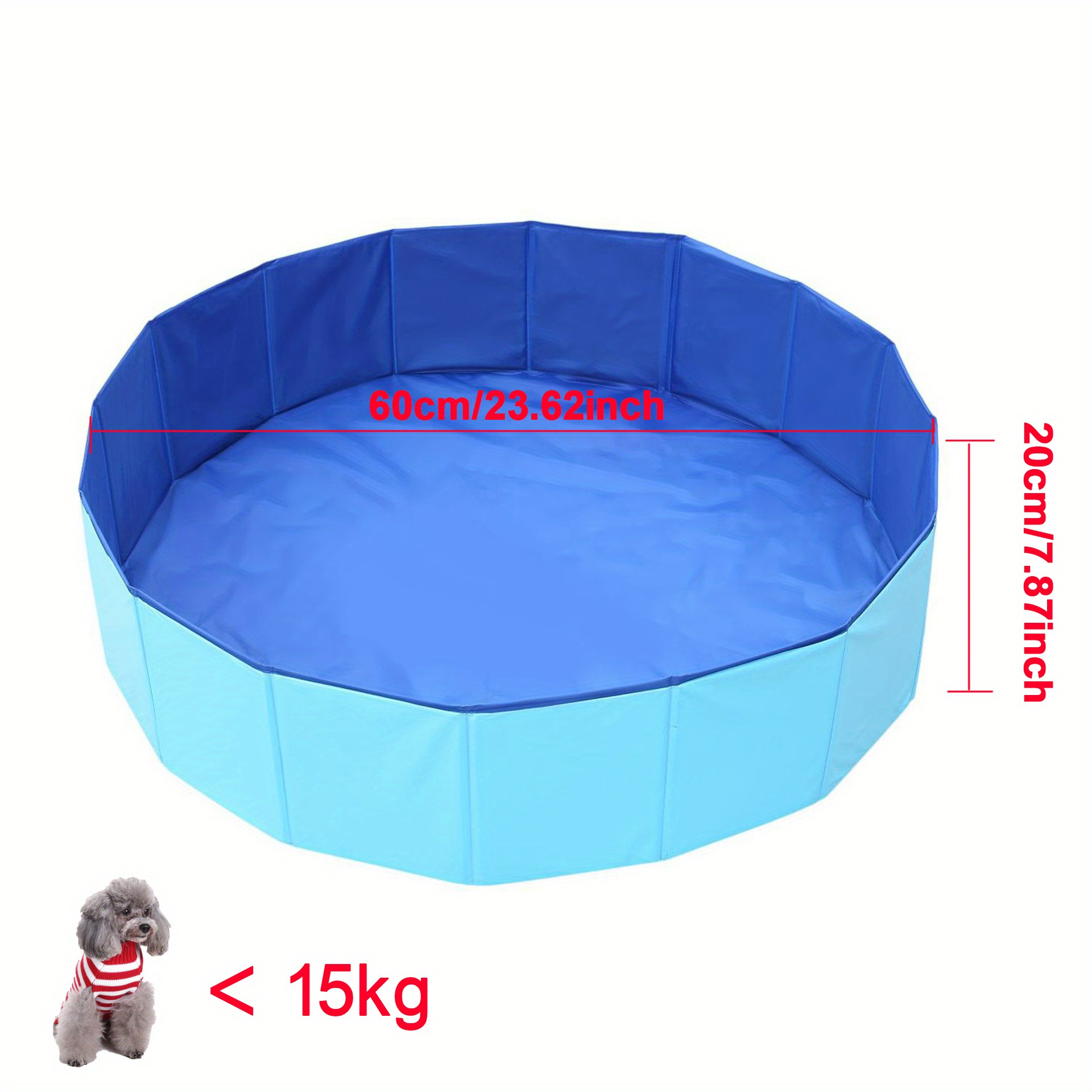 Piscina Pieghevole Per Cani AqpetFriends - Design Frutta, Facile Da Usare E Pulire - Foto 10