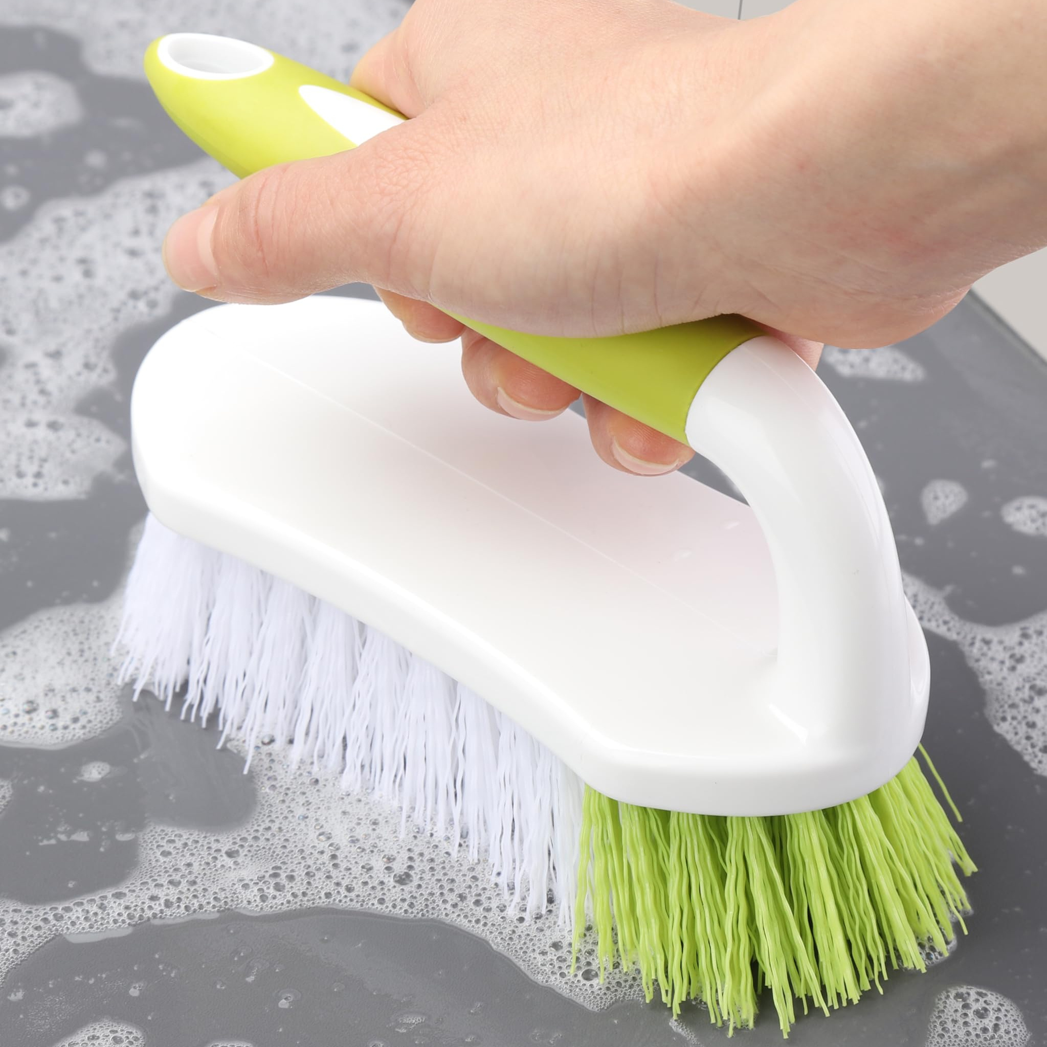 

Heavy-duty Scrub Brush With Stiff Bristles - Perfect For Shower, Bathtub, Kitchen & Carpet Cleaning