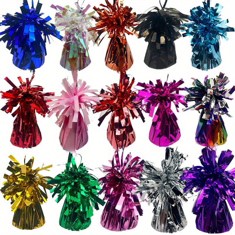 

Graduation Party Centerpiece Balloon Weights - Mixed Color Plastic No-feather Balloon Holders For Christmas, Wedding, New Year, Birthday Decorations - Tabletop Balloon Fixation Props