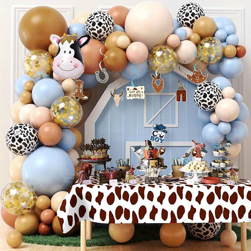 Farm Girl Baby Shower Ideas Balloon Farm Animal Baby Shower