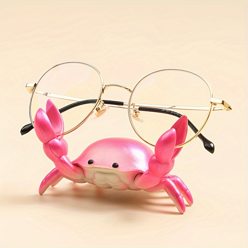 

Creative Crab-shaped Weightlifting Phone Stand & Pen Holder - Multifunctional Desktop Accessory, Perfect Gift Idea
