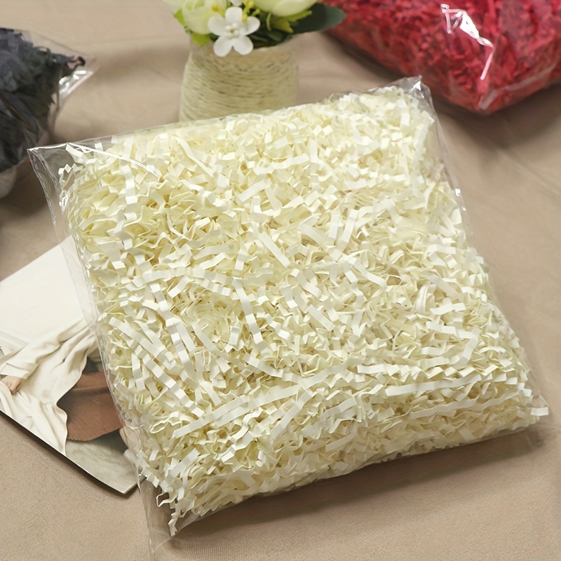 

Elegant Raffia Shredded Paper Filler, 1.76oz - Gift Boxes, Birthday & Wedding Decorations, Silk, , Fruit Box Packaging