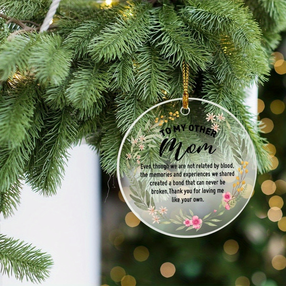 step mom gift acrylic hanging ornament daughter Temu