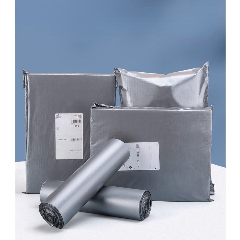

10pcs Double- Wire 28x42cm Silver Express Mailers, Waterproof And Moisture-proof, Convenient And Easy Packaging For Item Protection