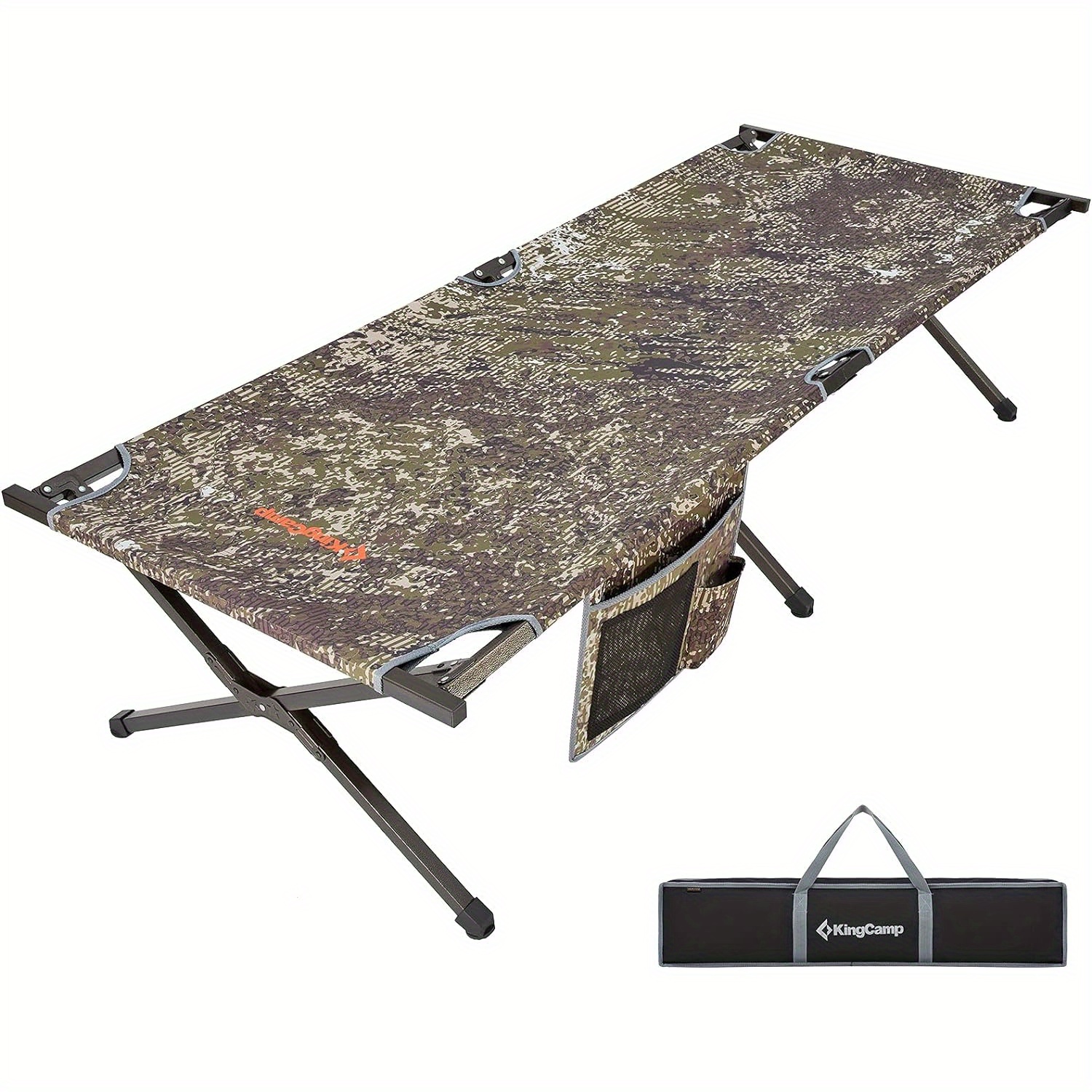 

Kingcamptrailhead Ii Camping Cot, Easy-to-assemble Folding Cot Supports Campers Up To 6ft 2in Or 300lbs, Great For Camping, Lounging, & Elevated Sleeping