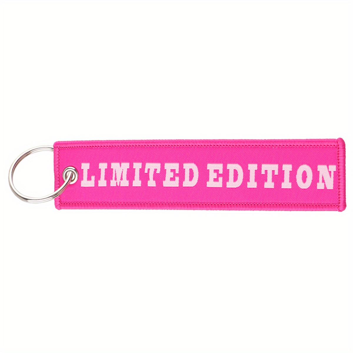 Image of 1pc Fashion Embroidered Key Tag, Motorcycles Cars Backpack Keychain For Key Ring Gifts