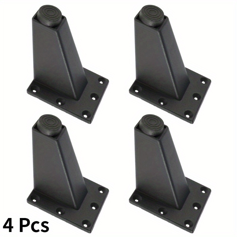 

4pcs Heavy- Metal Furniture - Aluminum Alloy Feet For Sofas, & Tv Stands,