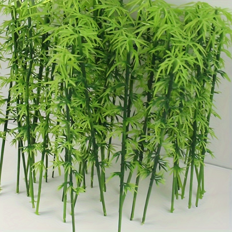 

A Set Of 20 Bamboo Model Trees For Decorating Homes, Creating Dioramas, Or Enhancing Model Train Railway Landscapes.