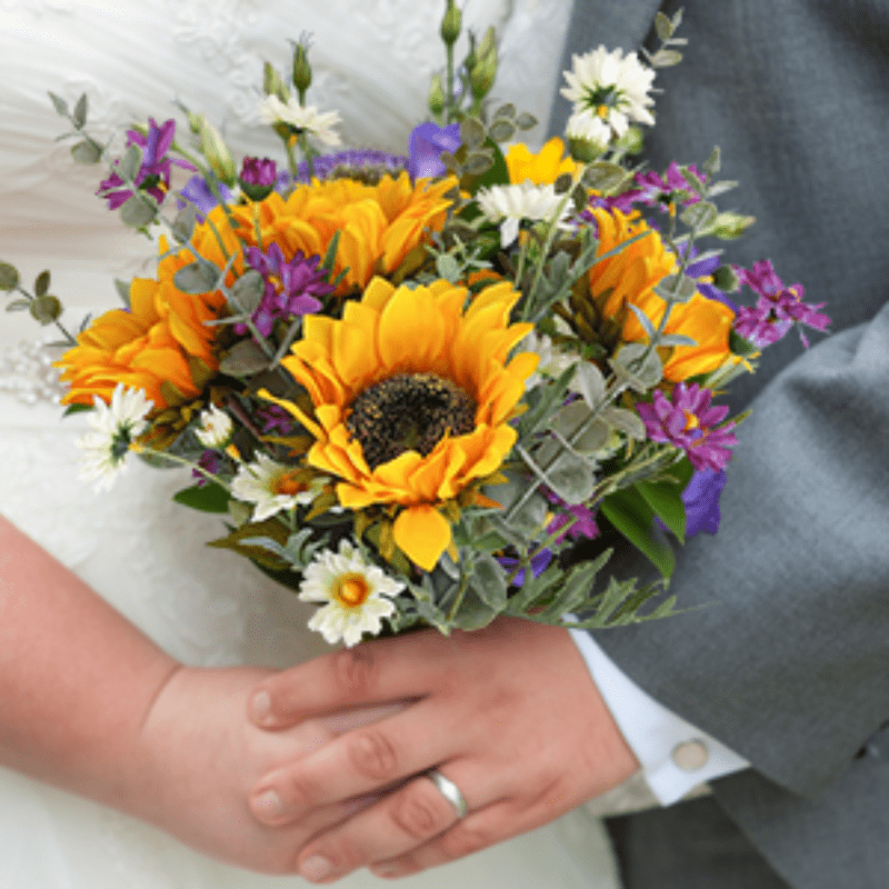 Set 8 Girasoli Artificiali con 3 Fiori Altezza 63,5 cm Giallo | Leroy Merlin