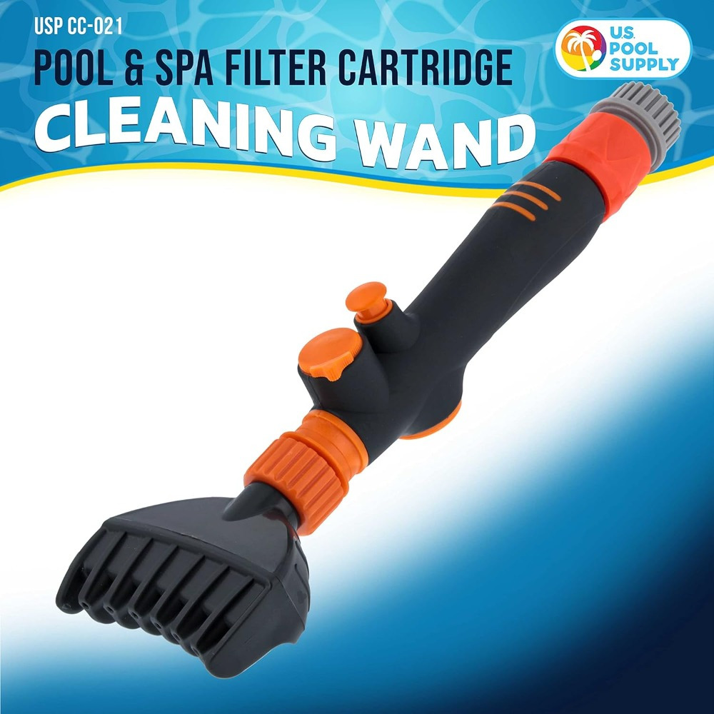 

Quick-clean Aqua Jet Pool Filter Cleaner - Durable, Portable Cartridge & Spa Filter Hose Attachment Tool With 7 Powerful
