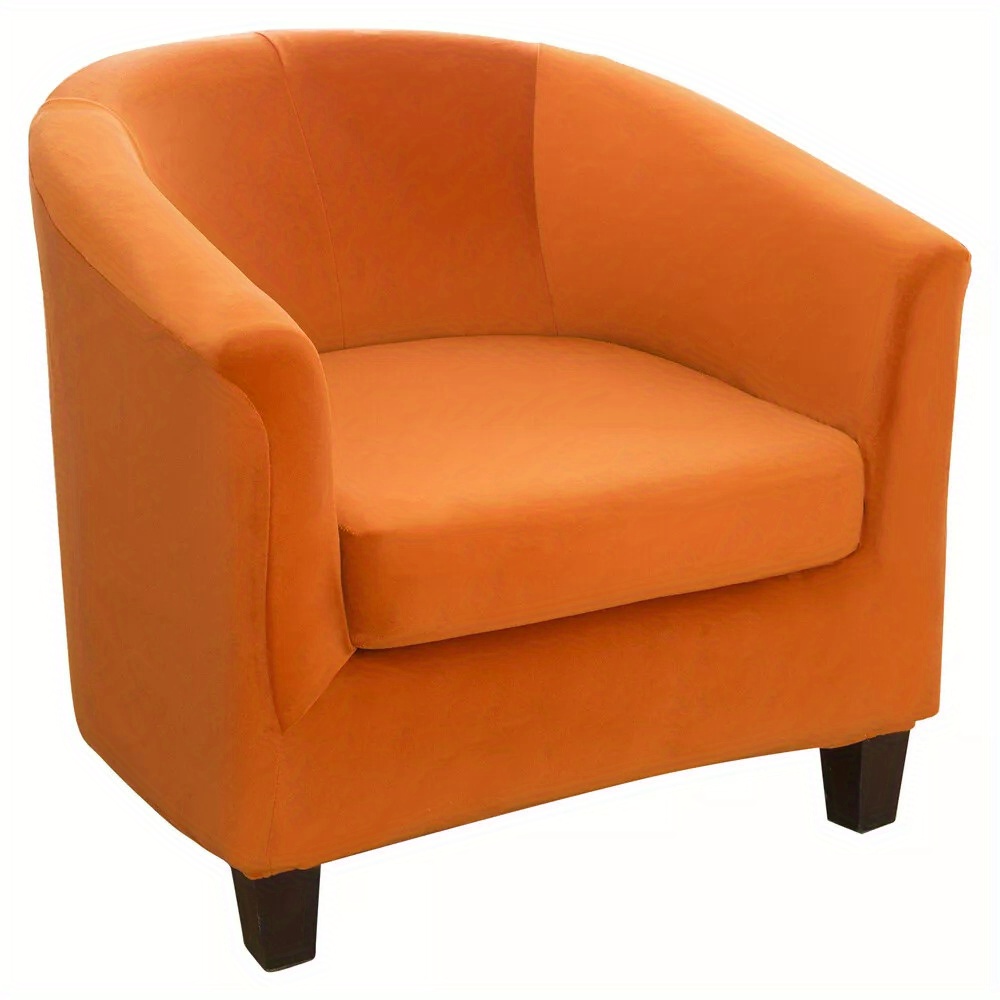 Topchances 2pcs Velvet Armchair Cover Set With Sofa & Cushion Covers, Soft Luxurious, Durable Easy Clean Slipcovers For Living Room Bedroom Office Patio Chairs