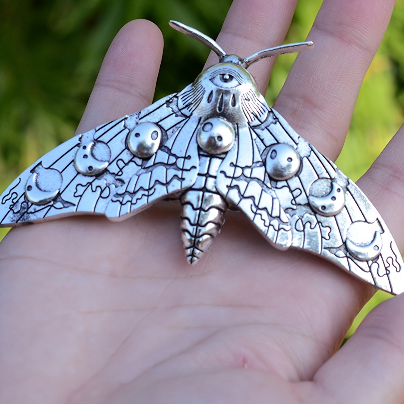 moth decor hair clip vintage gothic hair pin hair - Temu display picture 3