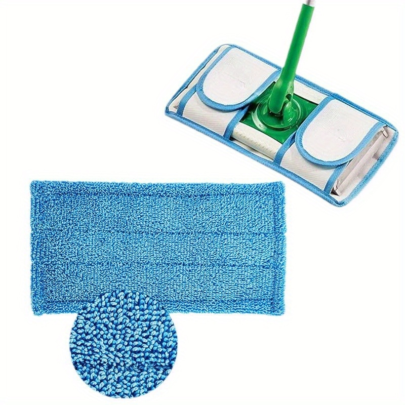 

1pc Reusable Microfiber Mop Pads - Washable & Durable For , Perfect For Home Cleaning Mops For Cleaning Walls And Floors Reusable Mop Pads