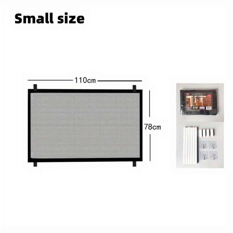 Fashionable Pet Portable Fence Gate Net No-drilling Safety Protection Fence Dog Isolation Net Pet Supplies