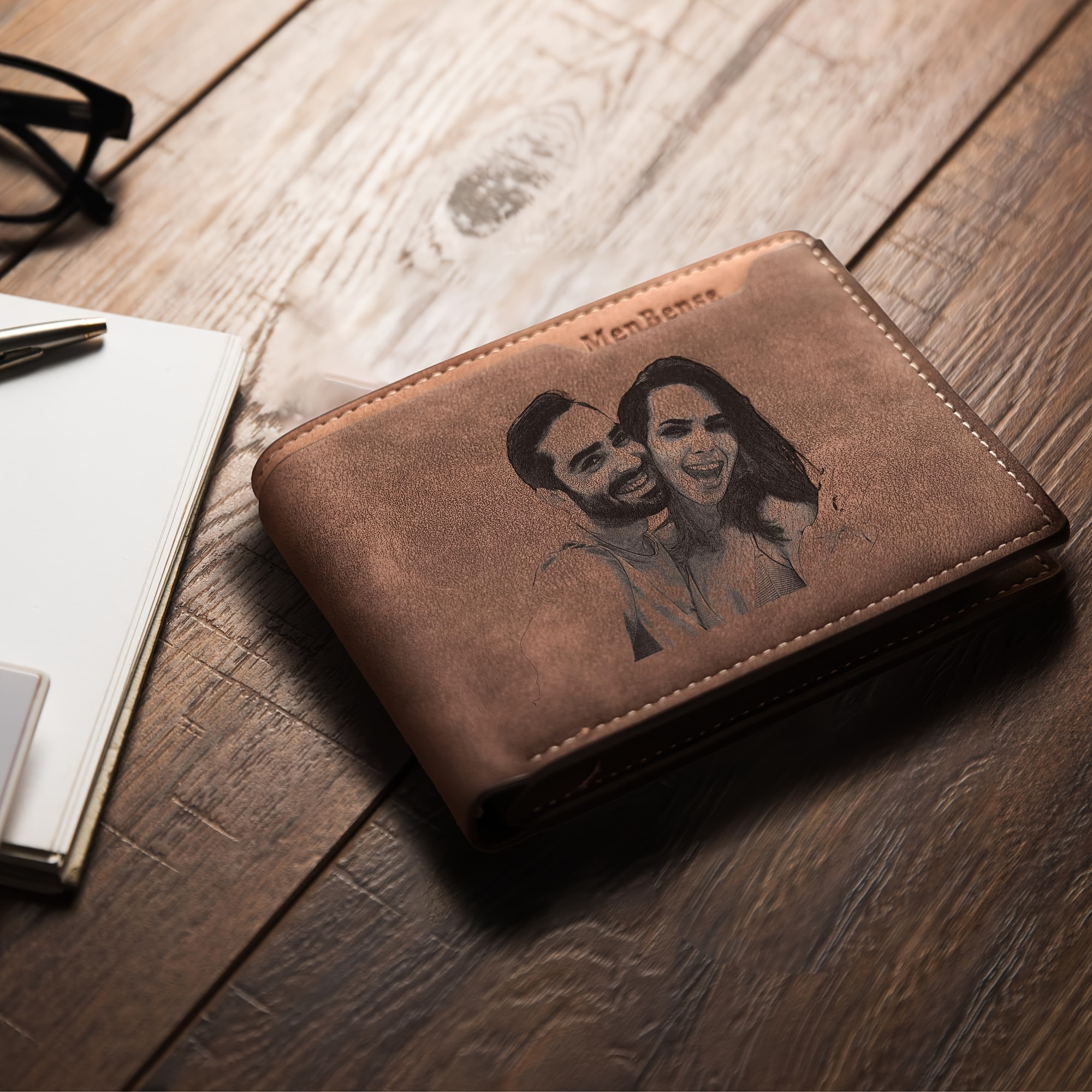 

Men's Wallet, Personalized Photo, For Boyfriends, Husbands, Dads, For Valentine's Day, Anniversary, Birthday Gifts