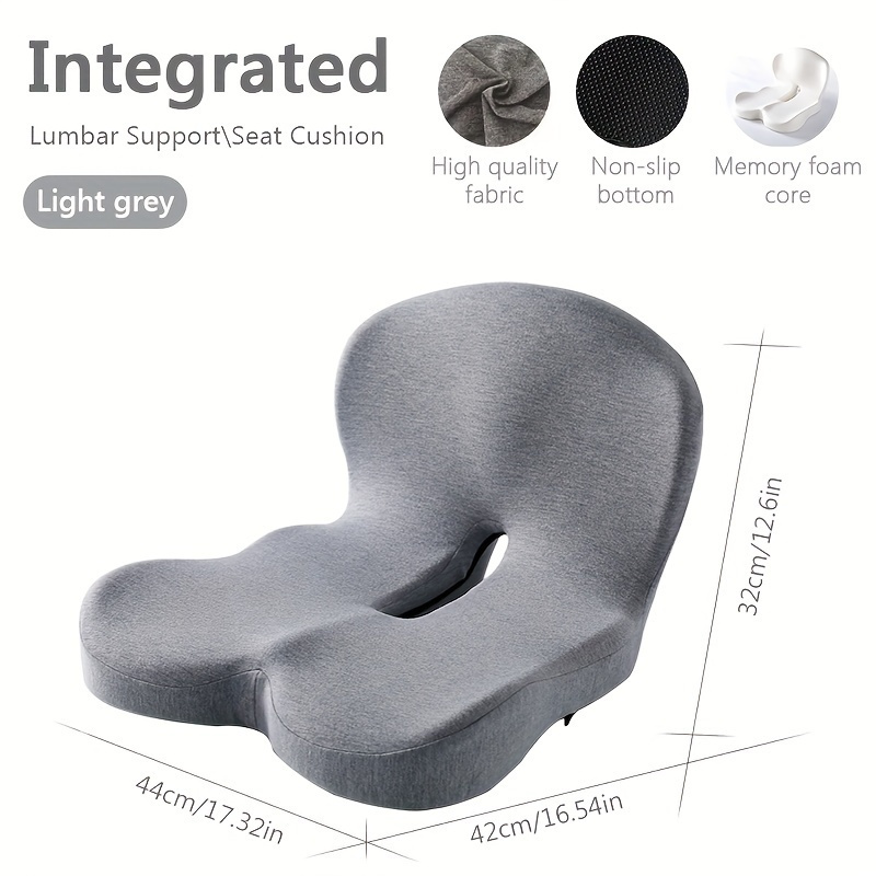 

Ergonomic Foam Lumbar For Car And - Polyester, Enhances Waist