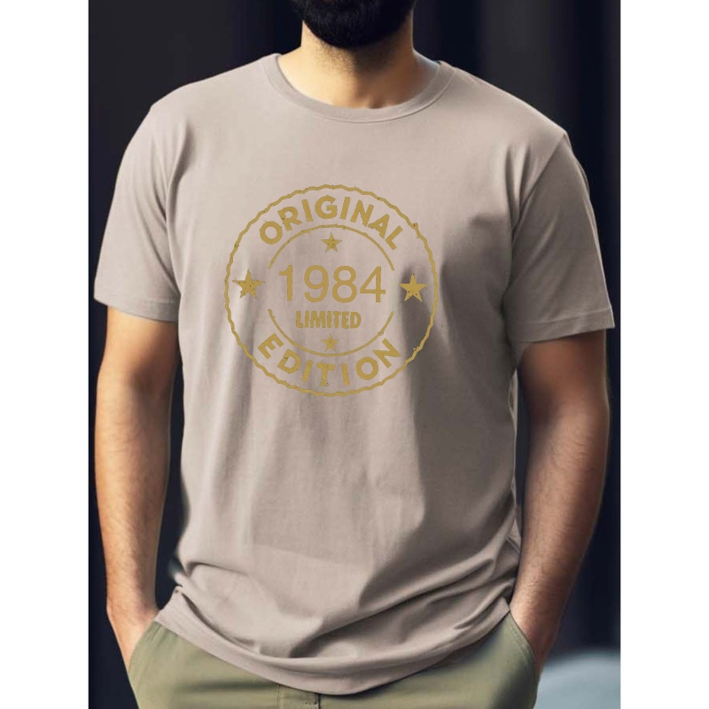 

1984 Limited Edition Print Tee Shirt, Tees For Men, Casual Short Sleeve T-shirt For Summer