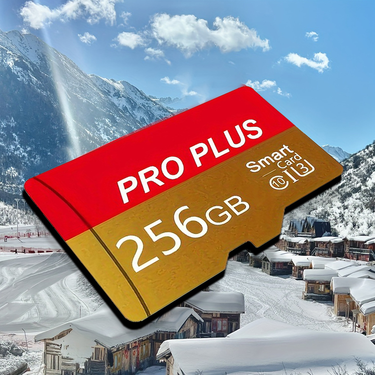 

256gb Card U3, A2, Class 10 - Ideal For Smartphones & Cameras, Includes Sd Adapter