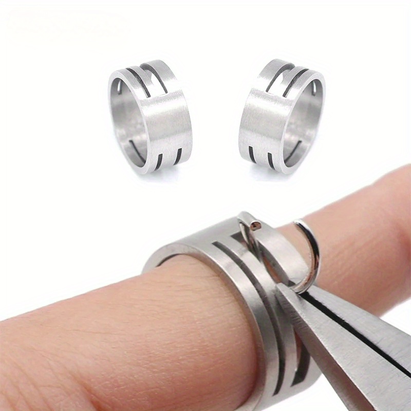 

Half Tree Stainless Steel Jump Ring Opener/closer Finger Tool - Round Bead Pliers For Jewelry Making - Durable And Easy-to-use Jewelry Crafting Tool