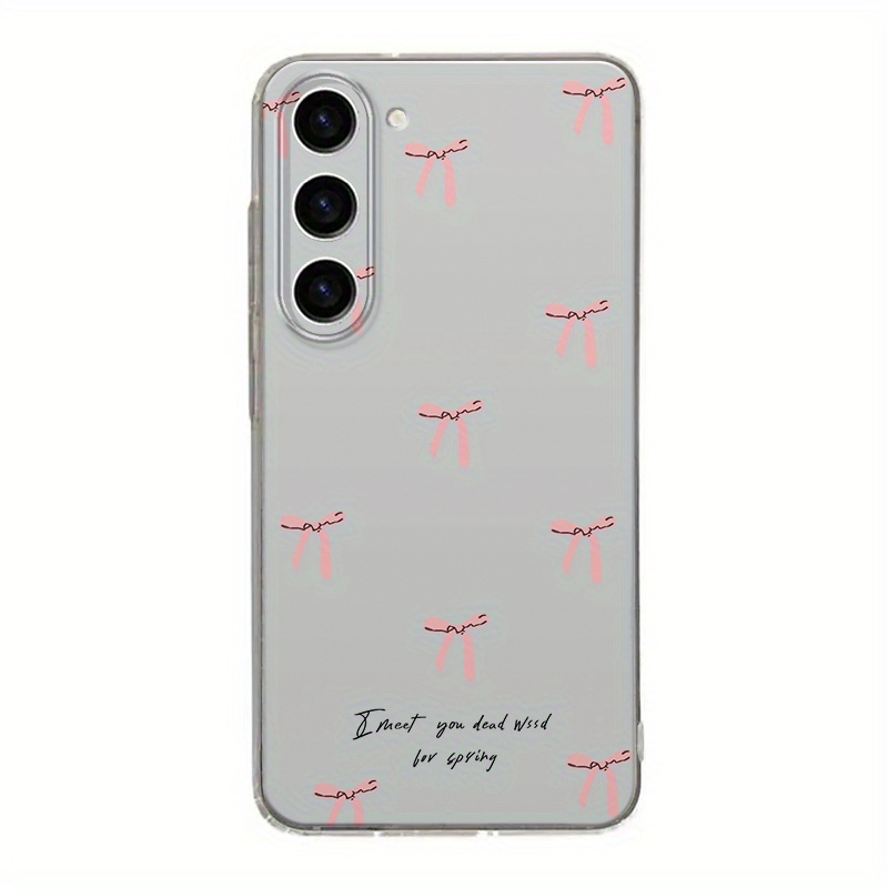 

Simple Bow Pattern Phone Case For Samsung Series A54/a53/a52(a52s Universal)/a34(5g) /a14(5g)/a13(5g)/a12/s10+/s21/s21u/s21+/s22/s22+/s22u/s23/s23+/s23u