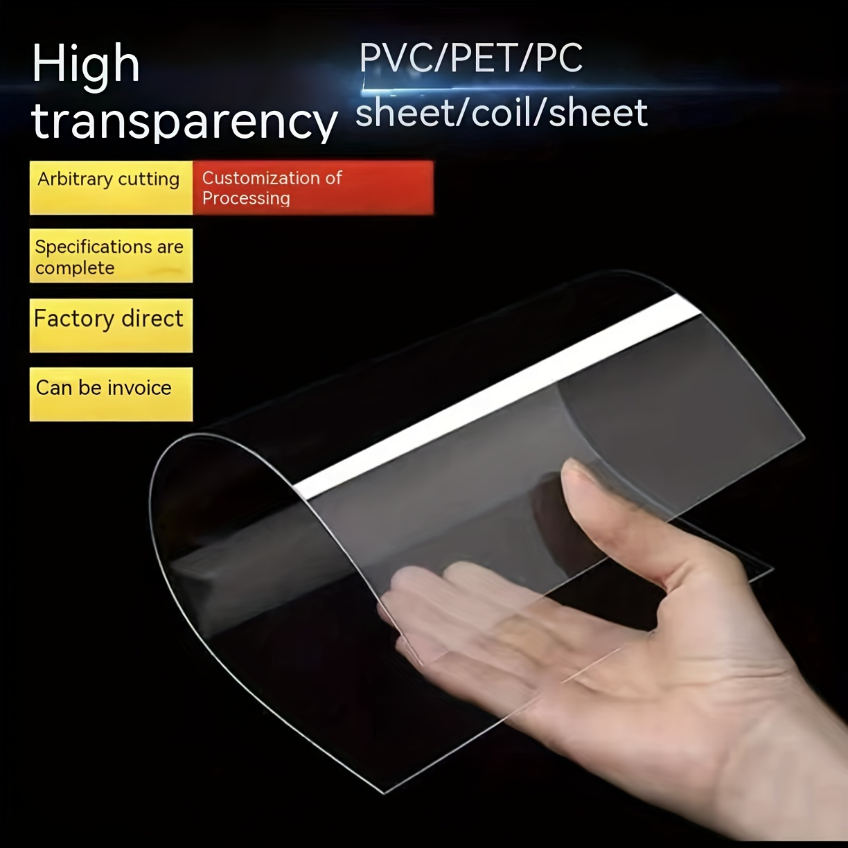 4 piezas lámina plástico pet transparente manualidades - Temu Spain, image size:800x800