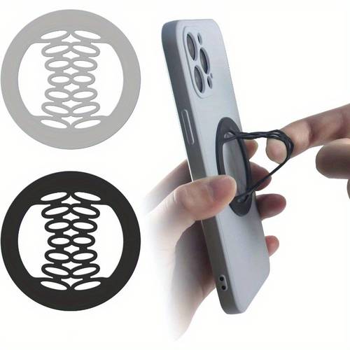 1 2pcs phone grip strap holder silicone gripper for back of phone finger holder for hand compatible with iphone samsung smart phone