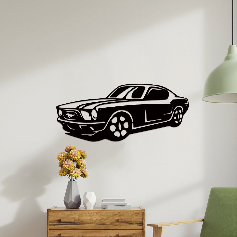 

retro Flair" Car Metal Wall Art - Retro Aesthetic Hanging Decor For Home, Office, Bar & Kitchen - Perfect For Valentine's Day & New Year