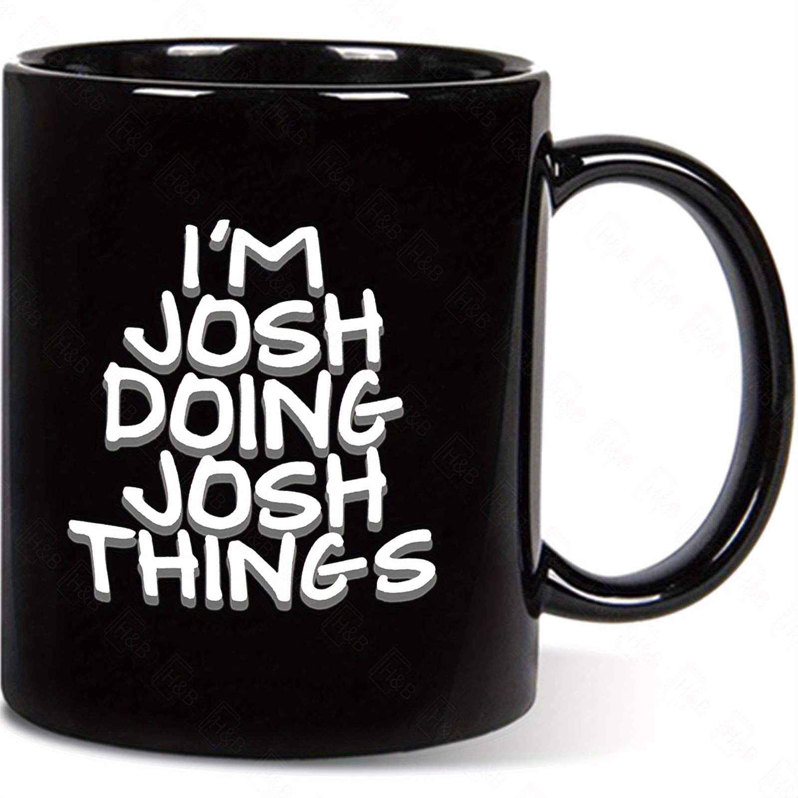 

1pc, I'm Josh Doing Josh Things Coffee Mug, Ceramic Coffee Cups, Water Cups, Summer Winter Drinkware, Birthday Gifts, Holiday Gifts