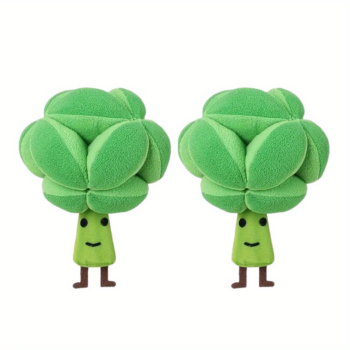 Interactive Plush Broccoli Dog Toy Squeaker Hide Seek Treat Temu