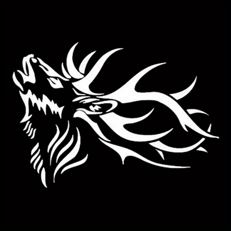 Adult Male Deer Car Stickers For Laptop Water Bottle Motorcycle Vehicle Paint Window Wall Cup Toolbox Guitar Scooter Decals Auto Accessories